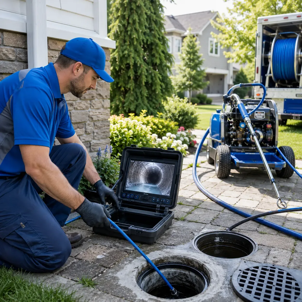 Outdoor drain cleaning professionals serving Townsend, GA